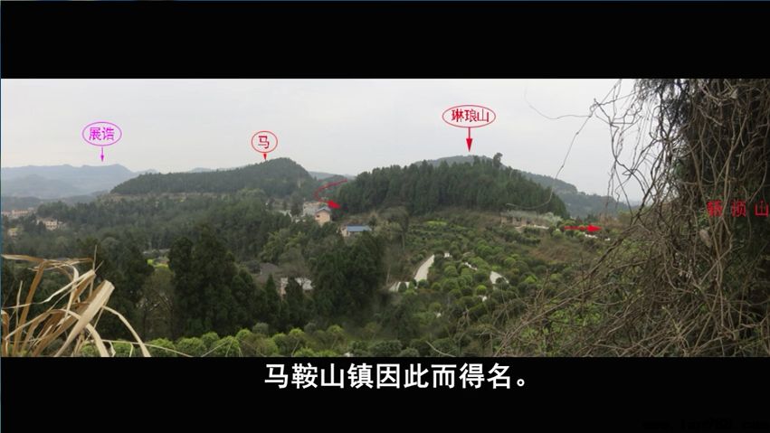 朱德祖坟马鞍最奇特的风水景观是插旗山、轿顶山、关刀山