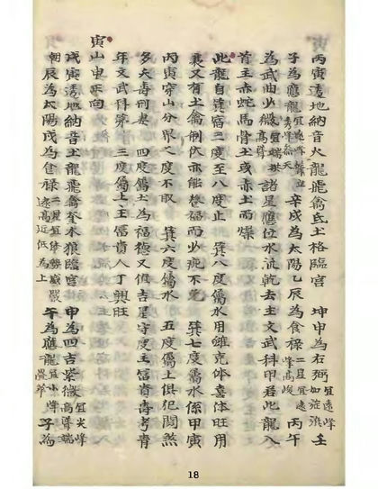 形势大照图(史公水法) 古书籍