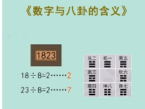 《数字与八卦的含义》