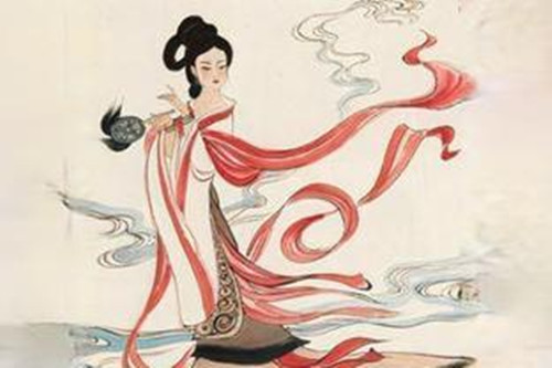 山海经洛神宓妃的故事