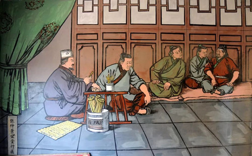 张仲景与坐堂老师的故事