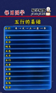 五行的基础