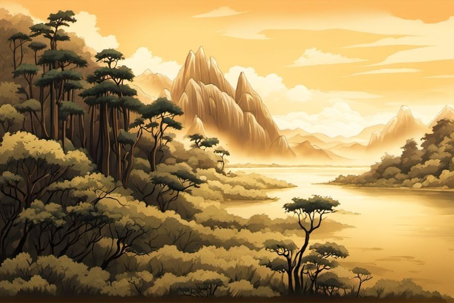 火锅店收银台环境